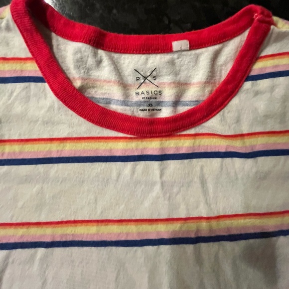 PacSun Basics Striped Ringer Crop Top – XS - Picture 3 of 3